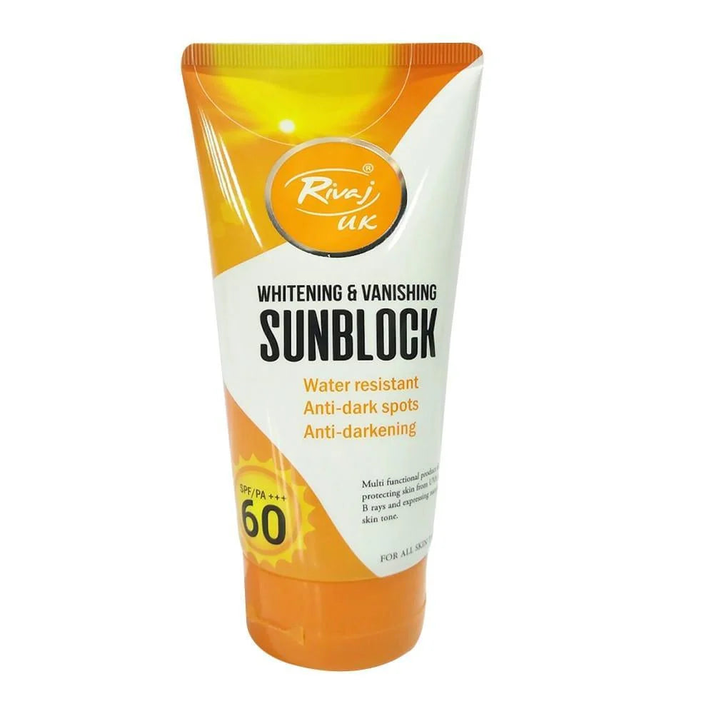 Rivaj UK Whitening Sunblock SPF 60 150ml