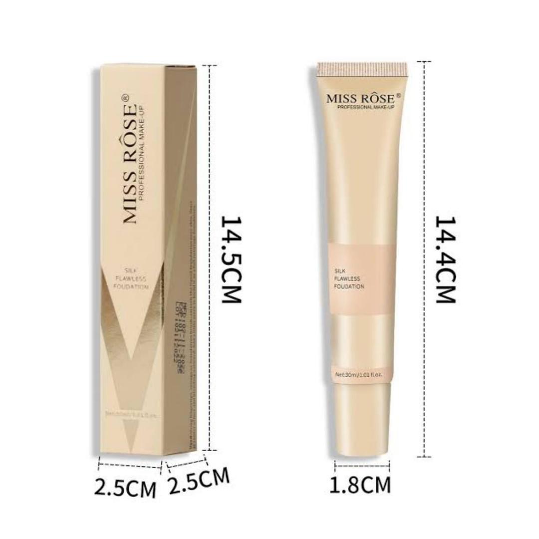 Miss Rose Light Coverage Foundation Beige 30ml