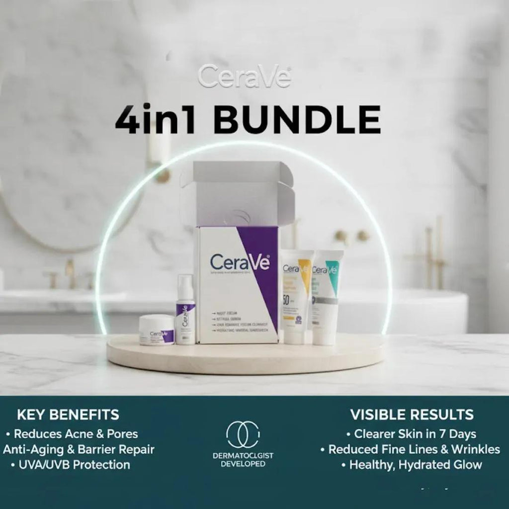 CeraVe 4-in-1 Whitening Facial Kit for All Skin Types